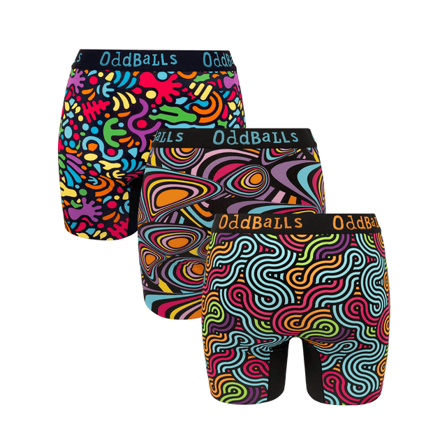 Treats Bundle - Ladies Bamboo Boxer Shorts 3 Pack