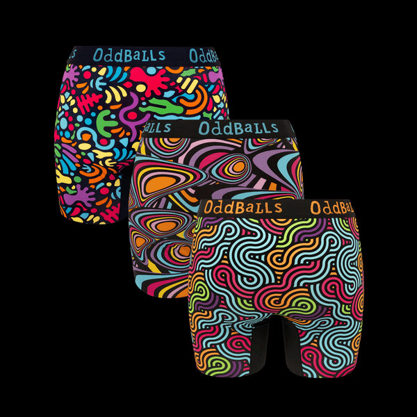 Festive Favourites Bundle - Ladies Bamboo Boxer Shorts 3 Pack