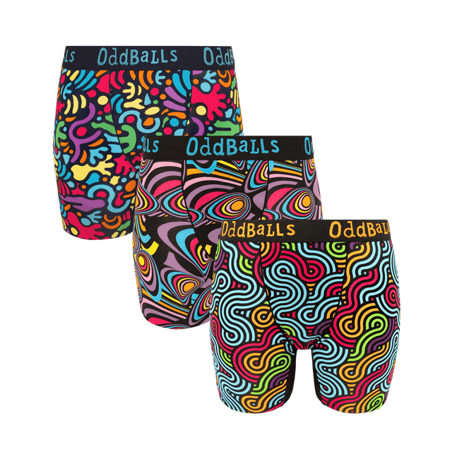 Treats Bundle - Ladies Bamboo Boxer Shorts 3 Pack