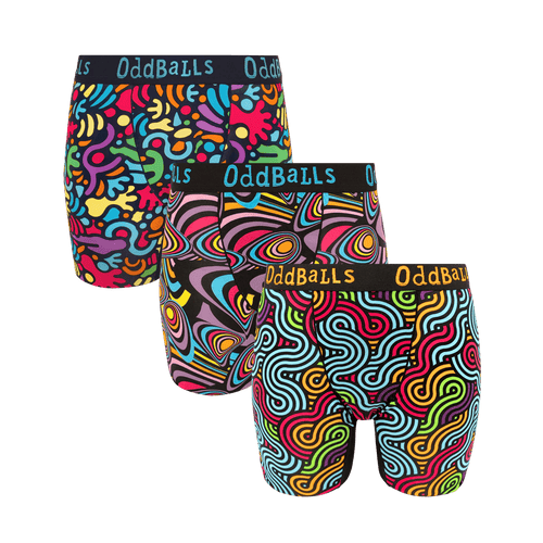 Festive Favourites Bundle - Ladies Bamboo Boxer Shorts 3 Pack