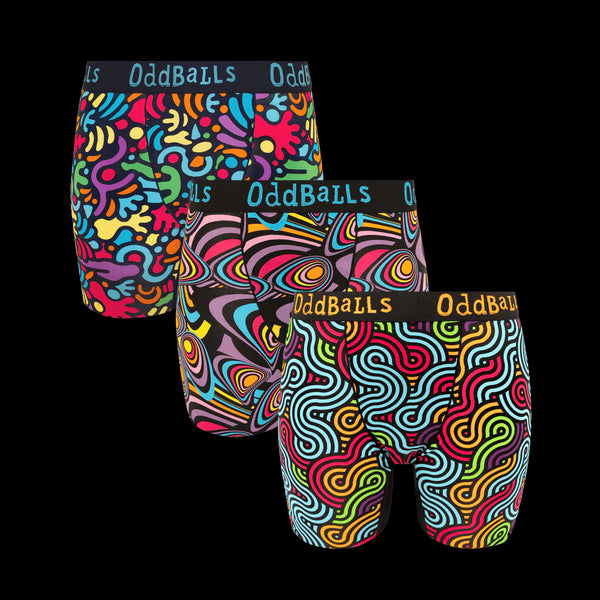 Festive Favourites Bundle - Ladies Bamboo Boxer Shorts 3 Pack