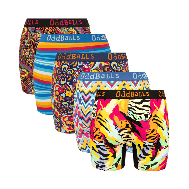 Savvy Savers Bundle - Ladies Bamboo Boxer Shorts 5 Pack
