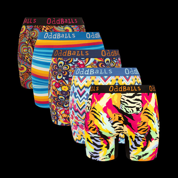 Savvy Savers Bundle - Ladies Bamboo Boxer Shorts 5 Pack