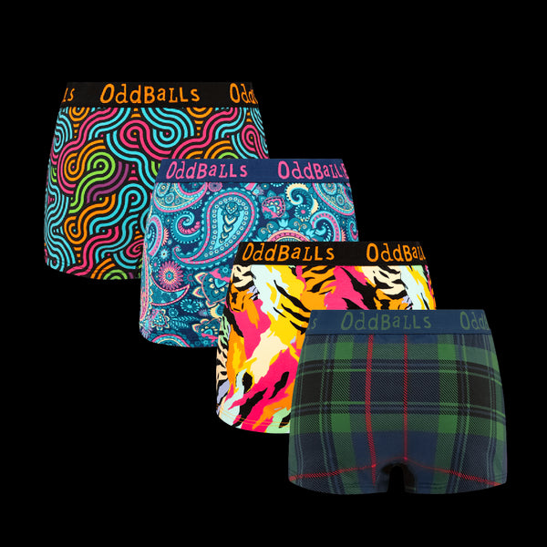Best of 2025 Bundle - Ladies Boxer Shorts 4 Pack