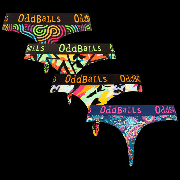 New Favourites Bundle - Ladies Thong 4 Pack Bundle