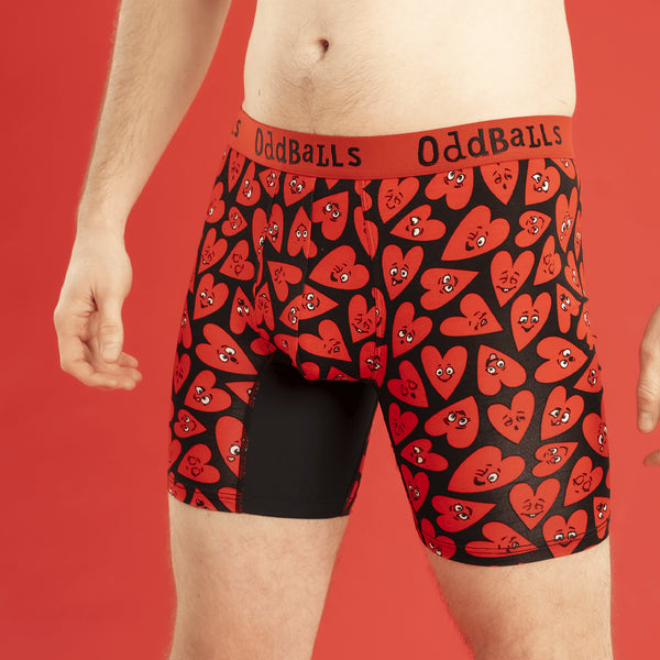 Loved Up - Mens Bamboo Boxer Shorts