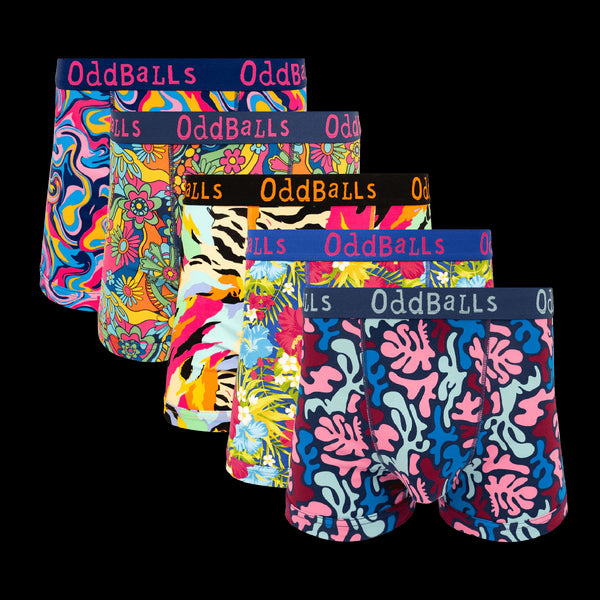 Bargain Bums Bundle - Mens Boxer Shorts 5 Pack