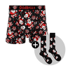 Disco Santa Bundle - Mens Boxer Shorts & Matching Socks