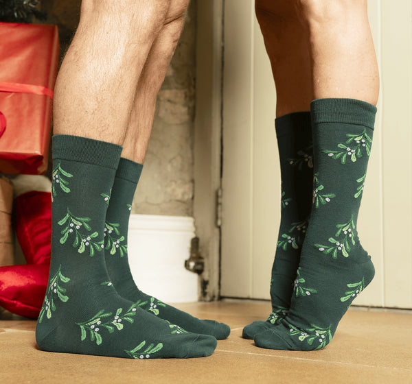 Mistletoe Bundle - Ladies Boxer Shorts & Sock
