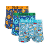 Mr Men Trio Bundle - Mens Cotton Boxer Shorts 3 Pack Bundle