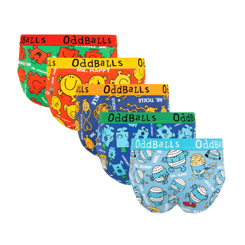 Mr Men Bundle - Mens Briefs 5 Pack Bundle