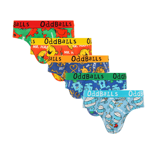 Mr Men Bundle - Mens Briefs 5 Pack Bundle