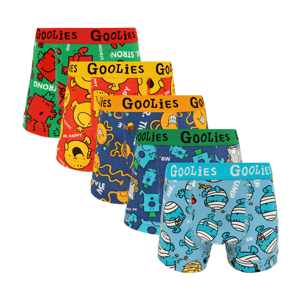 Mr Men Bundle - Kids Boxer Shorts 5 Pack Bundle
