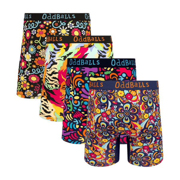 Nice & Toasty Bundle - Mens Bamboo Boxer Shorts 4 Pack