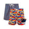 Orange & Oasis Bundle - Mens Compression Swim Shorts Bundle