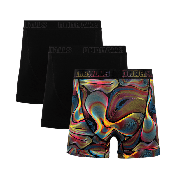 Orbit Bundle - Mens Cotton Boxer Shorts 3 Pack