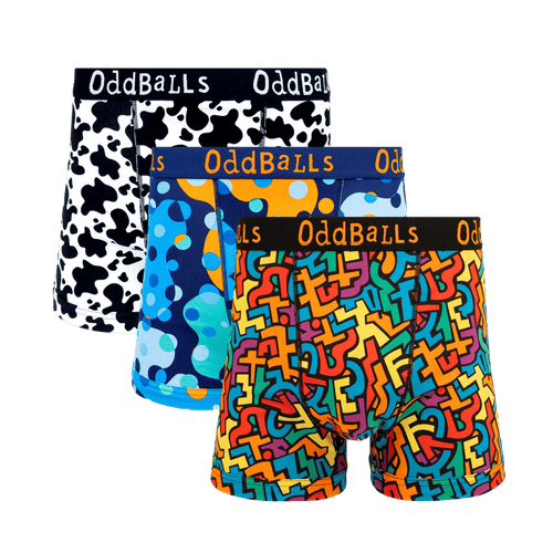 Party Pants - Mens Boxer Shorts 3 Pack