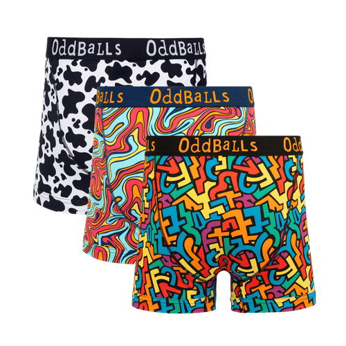 Party Pants - Mens Boxer Shorts 3 Pack