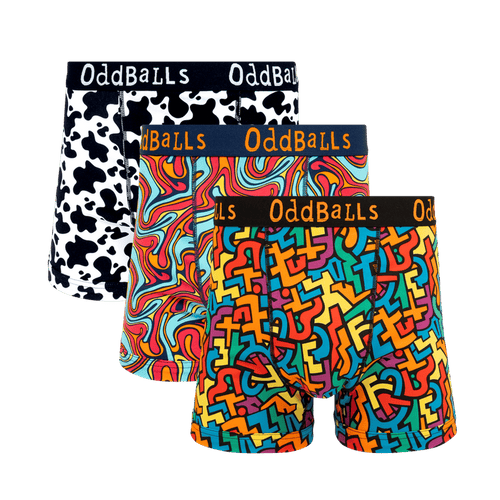 Party Pants - Mens Boxer Shorts 3 Pack
