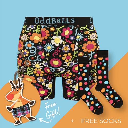 Women's Patterned Bamboo Boxer Shorts Subscription - 3 Month Prepaid (Free Socks + Free Delivery!)