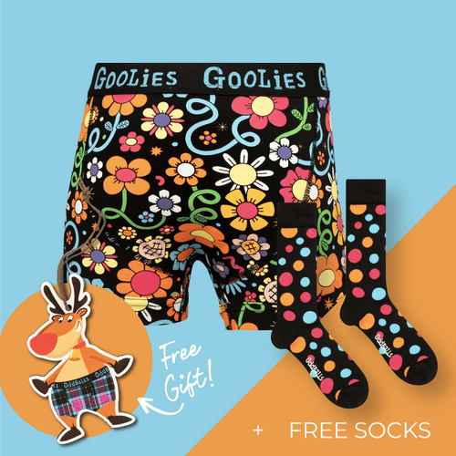 Goolies' Boys Boxer Shorts Subscription - 12 Months Prepaid (Free Socks + Free Delivery!)