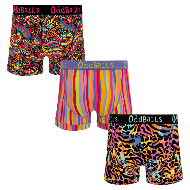 Rainbow Bundle - Youth Boxer Shorts 3 Pack Bundle