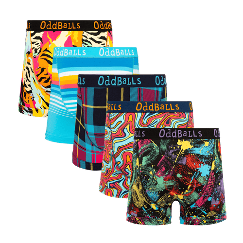 Rainy Day Bundle - Mens Boxer Shorts 5 Pack