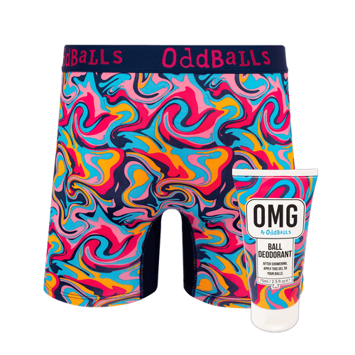 Ripple - Mens Bamboo Boxer Shorts & Ball Deodorant Bundle