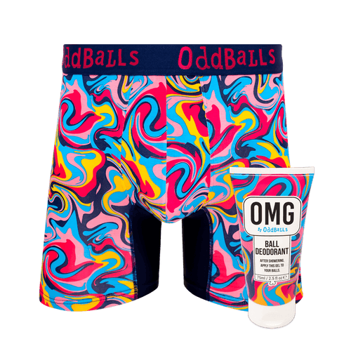 Ripple - Mens Bamboo Boxer Shorts & Ball Deodorant Bundle