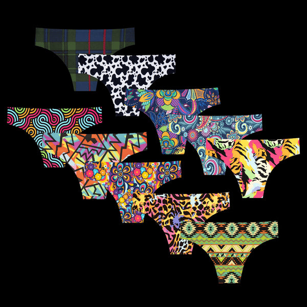 Dream Team Bundle - Ladies Seamless Brazilian Briefs 10 Pack