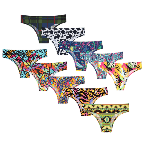 Dream Team Bundle - Ladies Seamless Brazilian Briefs 10 Pack