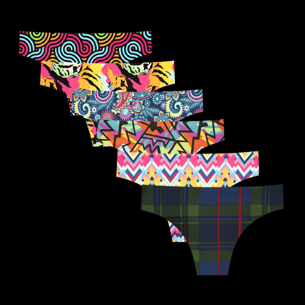 Best of 2025 Bundle - Ladies Seamless Brazilian Briefs 6 Pack