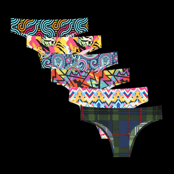 Best of 2025 Bundle - Ladies Seamless Brazilian Briefs 6 Pack