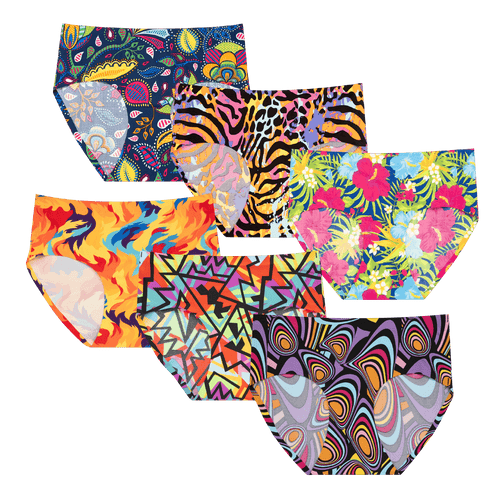 Christmas Magic Bundle - Ladies Seamless Full Briefs 6 Pack