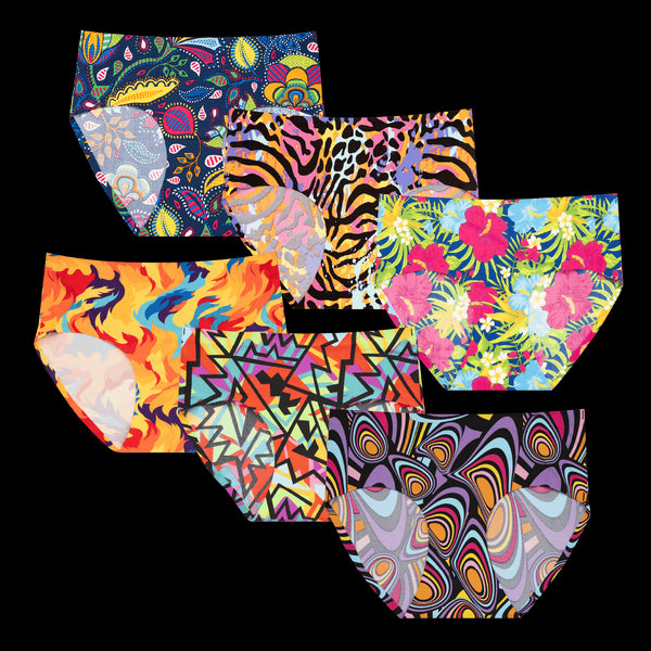 Festive Finale Bundle - Ladies Seamless Full Briefs 6 Pack