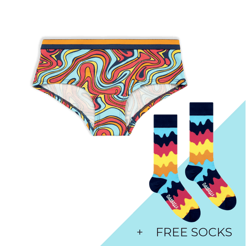 Girlies Girls Knickers Subscription - Monthly (Free Socks + Free Delivery!)