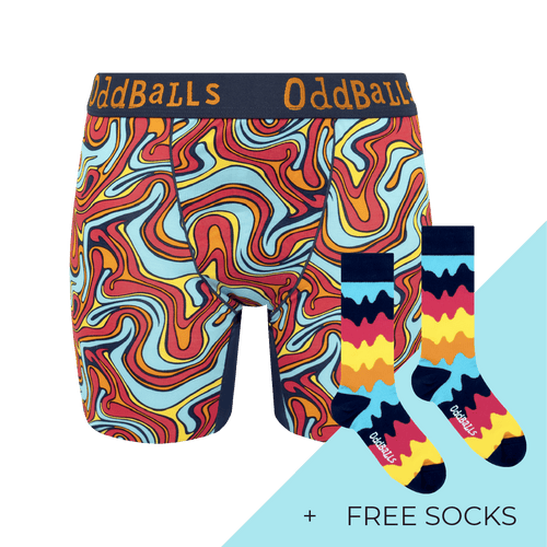 Women's Patterned Bamboo Boxer Shorts Subscription - Monthly (Free Socks + Free Delivery!)
