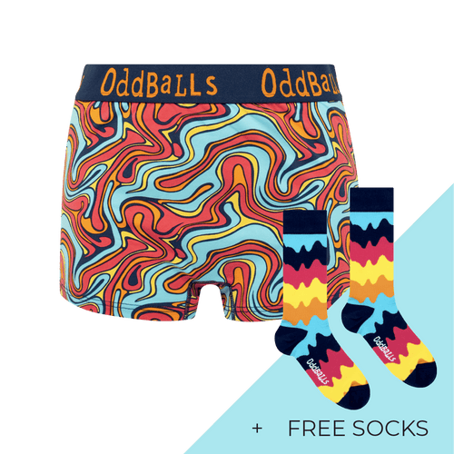 Women's Patterned Cotton Boxer Shorts Subscription - Monthly (Free Socks + Free Delivery!)
