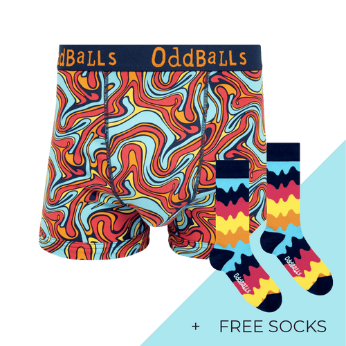 Men's Patterned Cotton Boxer Shorts Subscription - Monthly Underwear (Free Socks + Free Delivery!)