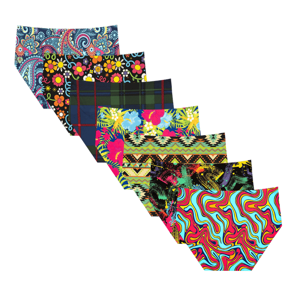 Smooth Moves Bundle - Ladies Seamless Full Briefs 7 Pack Bundle
