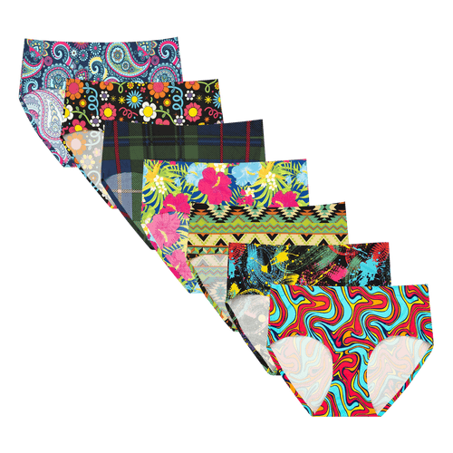 Smooth Moves Bundle - Ladies Seamless Full Briefs 7 Pack Bundle