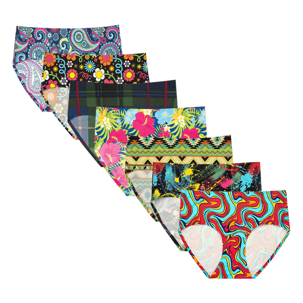 Smooth Moves Bundle - Ladies Seamless Full Briefs 7 Pack Bundle