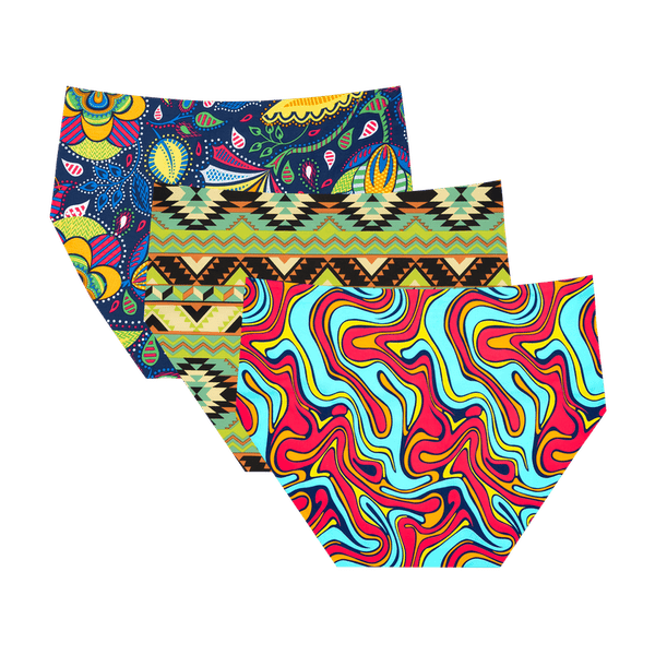 Smooth Operators Bundle - Ladies Seamless Full Briefs 3 Pack Bundle