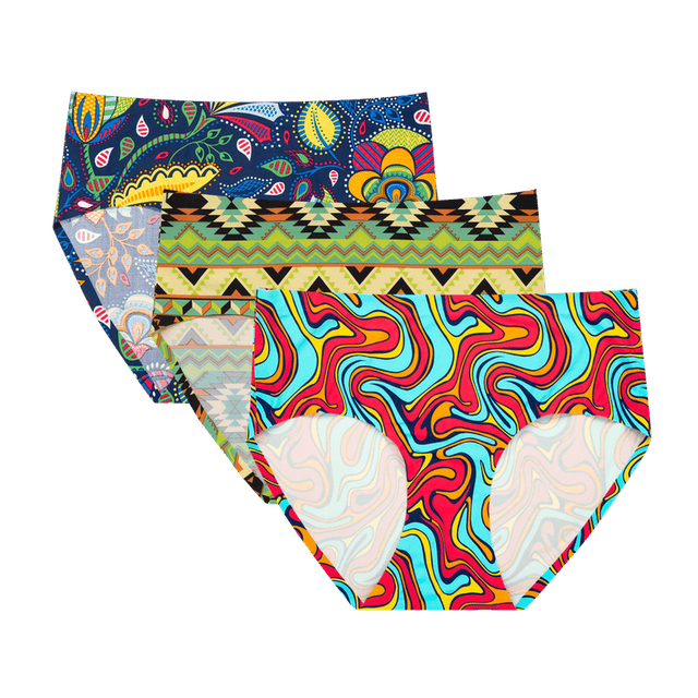 Smooth Operators Bundle - Ladies Seamless Full Briefs 3 Pack Bundle
