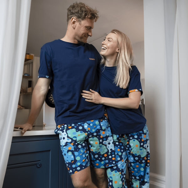 Space Balls - Men's Short Pyjamas Set (T-Shirt & Shorts)