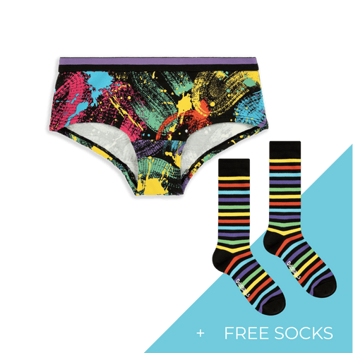 Girlies Girls Knickers Subscription - Monthly (Free Socks + Free Delivery!)