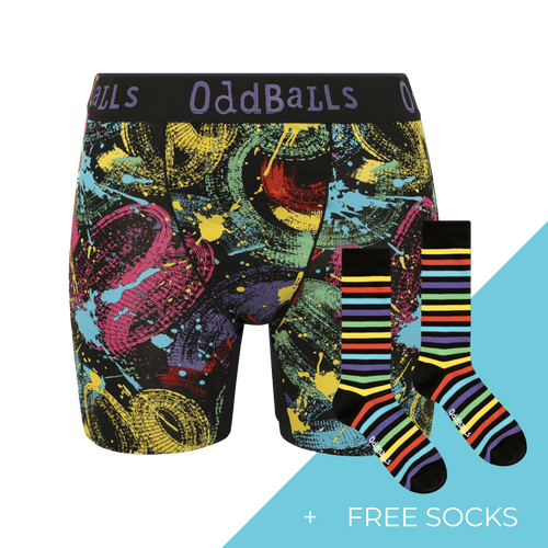 Women's Patterned Bamboo Boxer Shorts Subscription - 12 Month Prepaid (Free Socks + Free Delivery!)