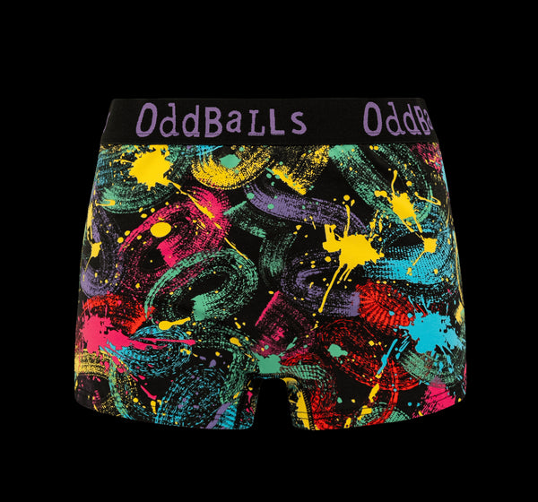 Women's Patterned Cotton Boxer Shorts Subscription - 12 Months Prepaid (Free Socks + Free Delivery!)