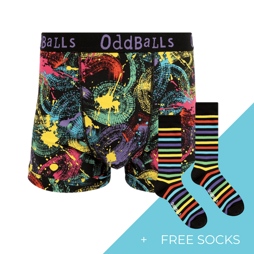 Men's Patterned Cotton Boxer Shorts Subscription - Monthly Underwear (Free Socks + Free Delivery!)