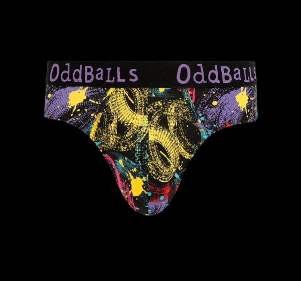 Men's Patterned Cotton Briefs Subscription - 12 Months Prepaid (Free Socks + Free Delivery!)